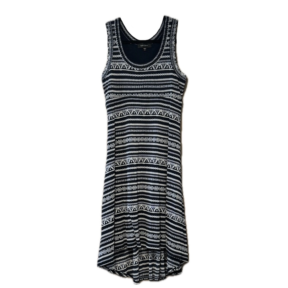 Karen Kane Boho Geometric Sleeveless Midi Dress High-Low Hem Length